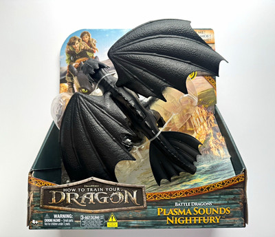 Spin Master HTTYD Battle Dragons Night Fury Black Plasma Sounds Action Figure
