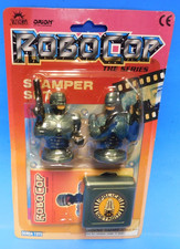 VTG ROBOCOP THE SERIES STAMPER SET MOC 1987 DORDA TOYS LOOK