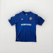 Adidas Clima365 Chelsea F.C. #8 Frank Lampard Football Jersey Mens XL Blue Logo