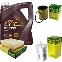 Mann Inspektionspaket 5L Mannol Elite 5W-40 FüR VW Passat Variant 2.3 VR5
