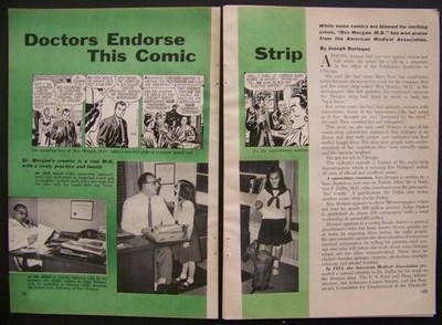 Rex Morgan M.D. Comic Strip creator Dr. Nick Dallis 1956 vintage pictorial