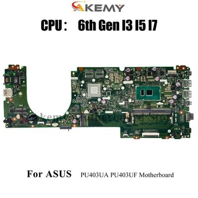 PU403UA Laptop Motherboard For ASUS PU403UF Mainboard W/ I3 I5 I7 CPU tests OK