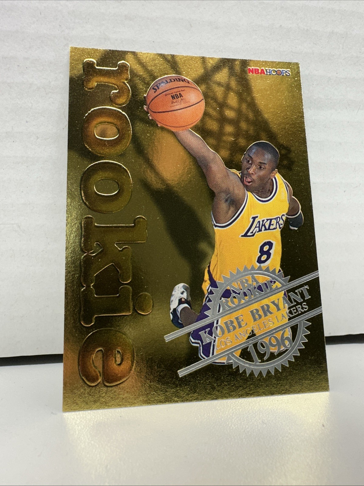 Gold Embossed Kobe Bryant Rookie 96-97 NBA Hoops 3/30 1st Edition Gem 10 Mint