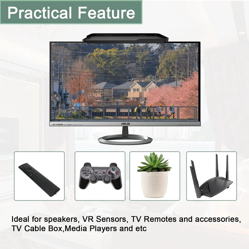 TV Screen Top Shelf Monitor Adjustable Computer for Office...  - Image 4 of 4