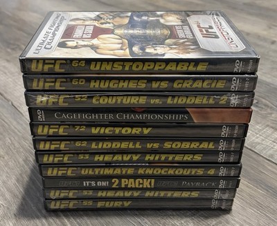 UFC DVD LOT of 11 Multiple Events Fights Sports Mixed Martial Arts Fighting Cage