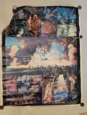 Vintage 1976 KISS Alive Jumbo Subway Poster Aucoin 42x51.5” TRIMMED