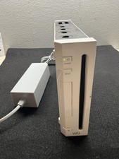Nintendo Wii RVL-001 Game Console  Brand New Power Supply. Tested Works 
