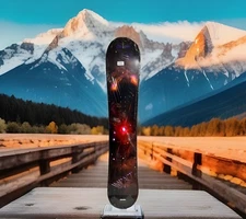 Free Ride Slope Style Snowboard 156 Deep Space Series Design Cosmos Camber New