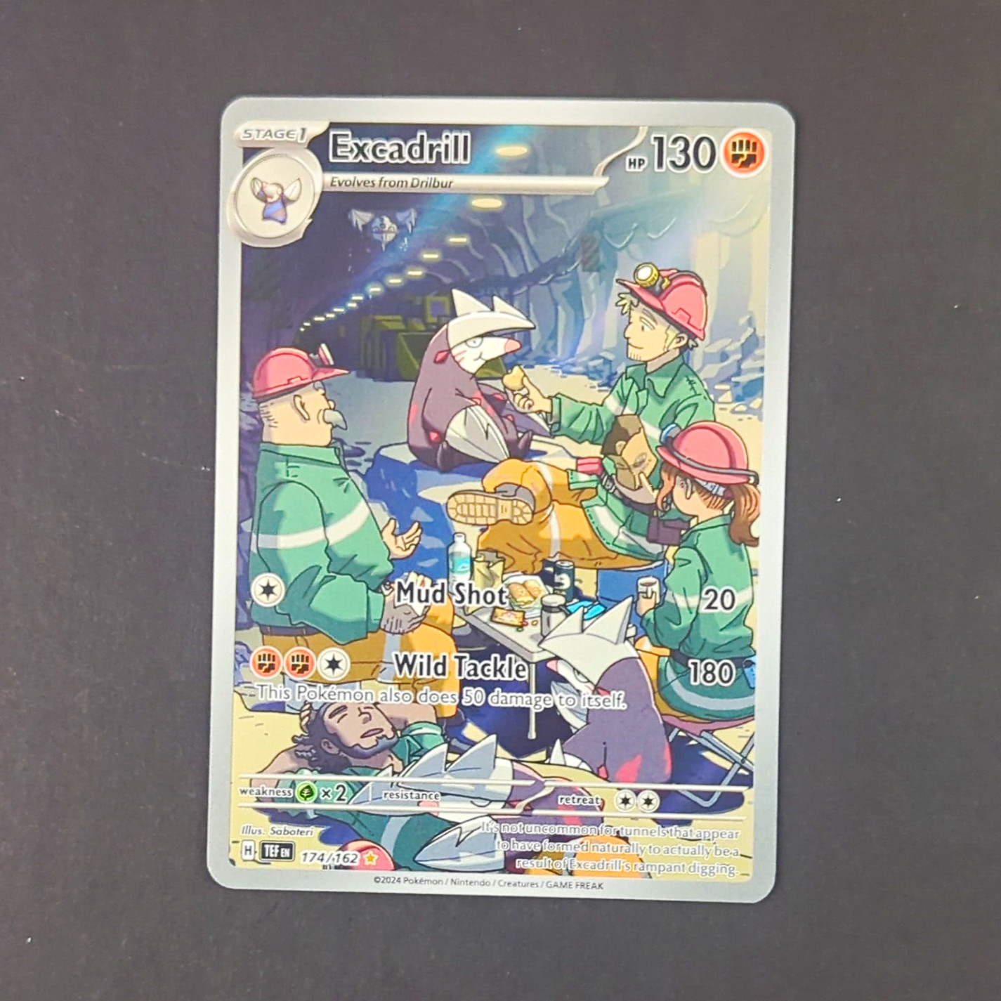 The Pokémon Company Excadrill 174/162 SV05 Temporal Forces Illus Rare Holo EN