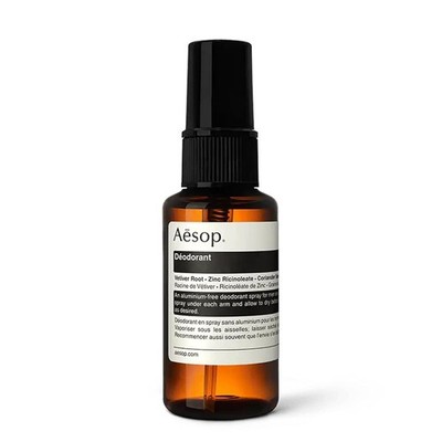 Aesop Deodorant Spray - Alcohol & Aluminum Free, Natural Odor Control 1.7oz