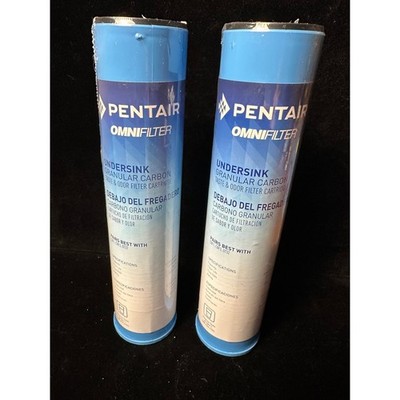 Pentair OmniFilter GAC1 Undersink Granular Carbon Water Filter Cartridge 2 Pack