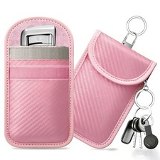 Faraday Pouch for Car Keys Pack of 2 Anti Theft RFID Key Fob Protection Bag with