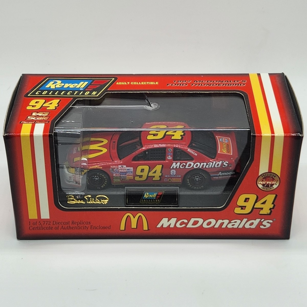 Bill Elliot 1997 Mcdonalds Thunderbird #97 Nascar Revell