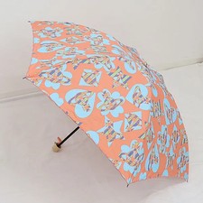 Unused Vivienne Westwood Coral Pink Women's Folding Umbrella YUM 2000000 NSK