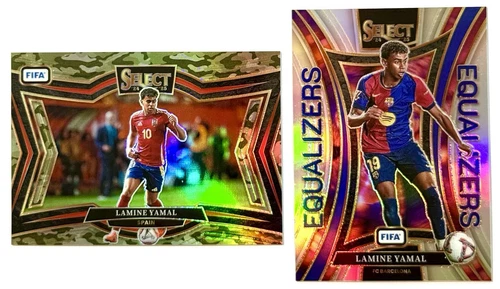 2024-25 Panini Select Field Level Camo Lamine Yamal Spain 🇪🇸 + Bonus Card