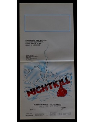 NIGHTKILL B214 Locandina Original Film Poster Robert Mitchum