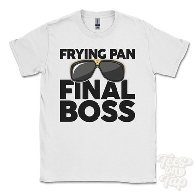 T-SHIRT BRATPFANNE FINAL BOSS lustig Weihnachtsgeschenk Ansty Wiltshire England Ibiza