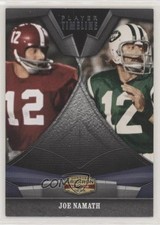 2009 Donruss Gridiron Gear Player Timeline Silver /250 Joe Namath #20 HOF 00d2