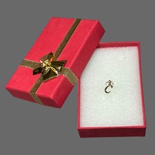 14K Gold Letter C Initial Pendant Charm Dainty Minimalist Yellow Gold Gift NEW