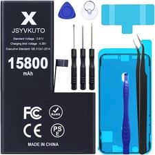 15800mAh Battery for iPhone X New 0 Cycle Upgraded Higher Capacity Replacement