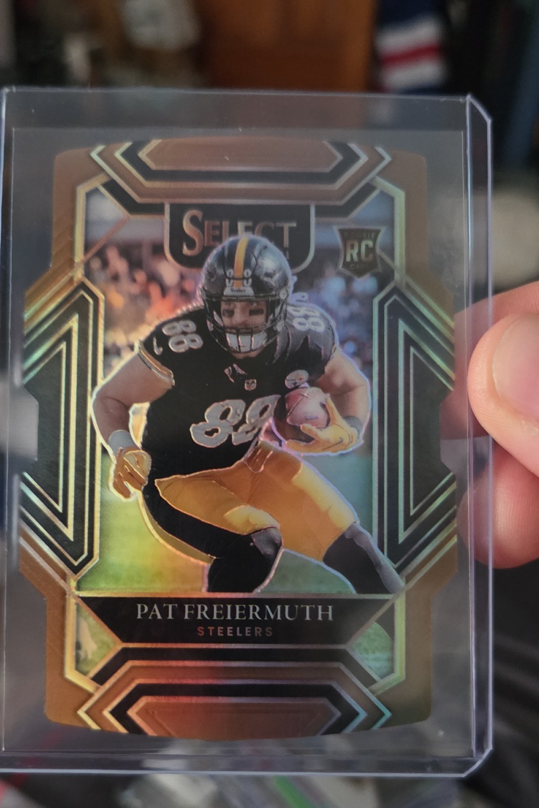 2021 Panini Select - Concourse Pat Freiermuth #59 Copper Prizm Die-Cut /199 (RC)