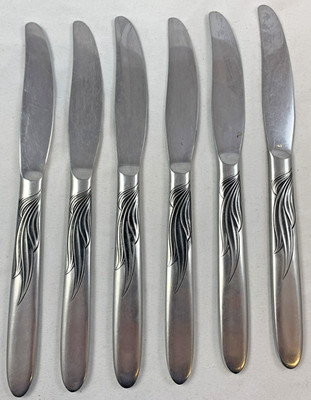 Gero Zilmeta 520 Tango Vlammetje Messer 6er Set Georg Nilsson Vintage Besteck