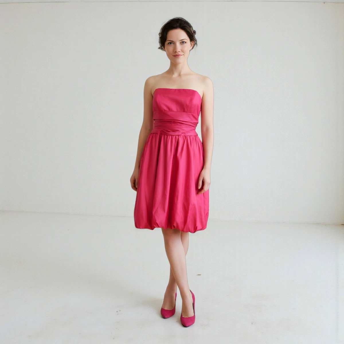 Taffeta Pink Sleeveless Bridesmaid Dresses for sale | eBay Taffeta Pink Sleeveless Bridesmaid Dresses for sale | eBay