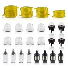 Fuel Filter Line Primer Bulb Kit For Poulan Chainsaw Weedeater Craftsman Trimmer