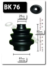 CV Joint Boot fits BMW 525 TDS E34 2.5D 91 to 96 C.V. Driveshaft Gaiter Shaftec