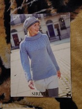 Sirdar Womens Cable Click DK  Sweater 8959 81-107 Cm 32"-42"