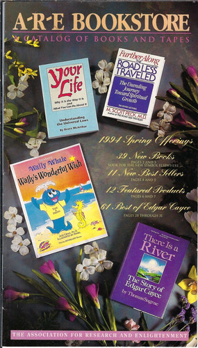 Association for Research & Enlightenment Bookstore 1994 Spring Catalog Vintage