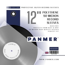 12" POLYTHENE RECORD SLEEVES OUTER VINYL COVERS 250G Best Quality x 150