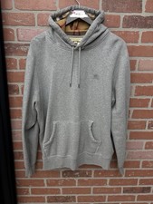 AUTHENTIC Burberry EKD Hoodie Cotton blend Grey Size XXL