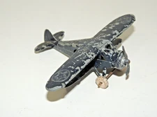 Vintage Tootsietoy US Navy Waco Bomber Bi-Plane Airplane Diecast Toy Complete