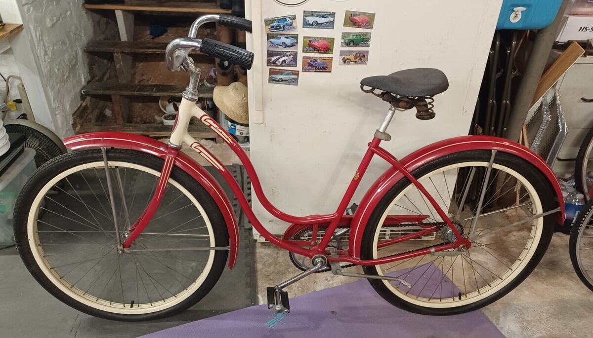 Vintage Schwinn Spitfire Girls Bicycle Bike From 1956 *NO Vintage Schwinn Spitfire Girls Bicycle Bike From 1956 *NO