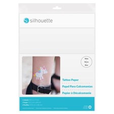 Silhouette Media Temporary Tattoo Paper Custom Curio Portrait Curio