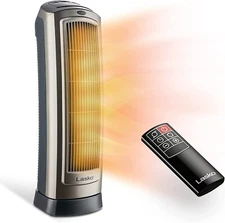 Lasko Oscillating Portable Ceramic Tower Heater 1500W Digital Thermostat Timer