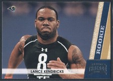 Lance Kendricks RC Rookie Card 207 2011 Panini Threads Football. rookie card picture