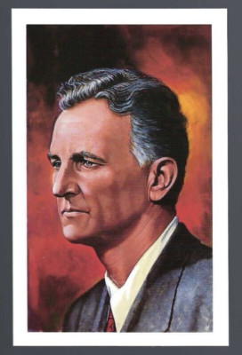 Clair Bee Center Court Hall of Fame Art Postcard #/10000 NCAA NBA