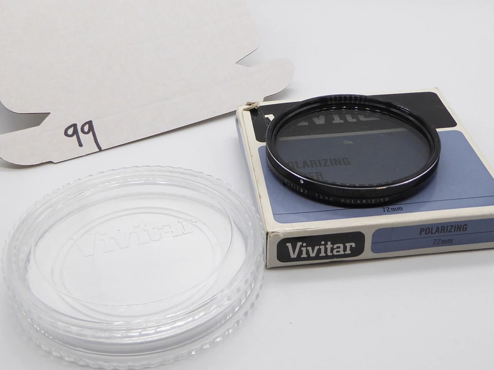 VIVITAR 72mm Polarizing Filter Made In Japan QUALITY FILTER MINT CONDITION - Image 2 of 3