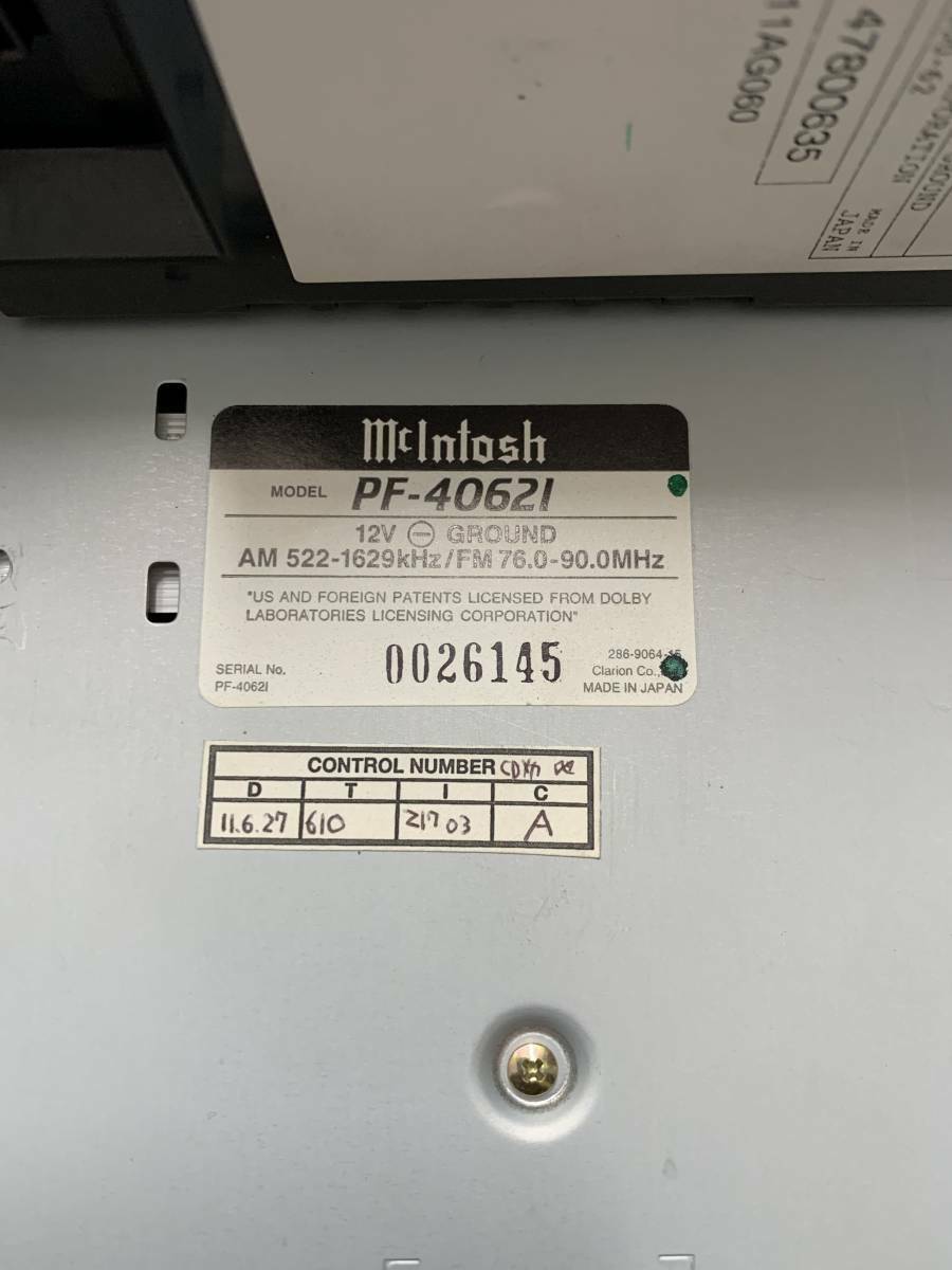 Subaru Legacy Genuine B4 Mcintosh PF-40621 KENWOOD Audio CD MD | eBay