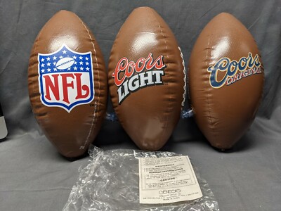 NEW COORS LIGHT -3 FOOTBALL Inflatable Blow Up 14
