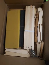 Wooden Beehive Kit 2 Layer 8 Frame - 1 Deep Box and 1 Medium Box W/ Instructions