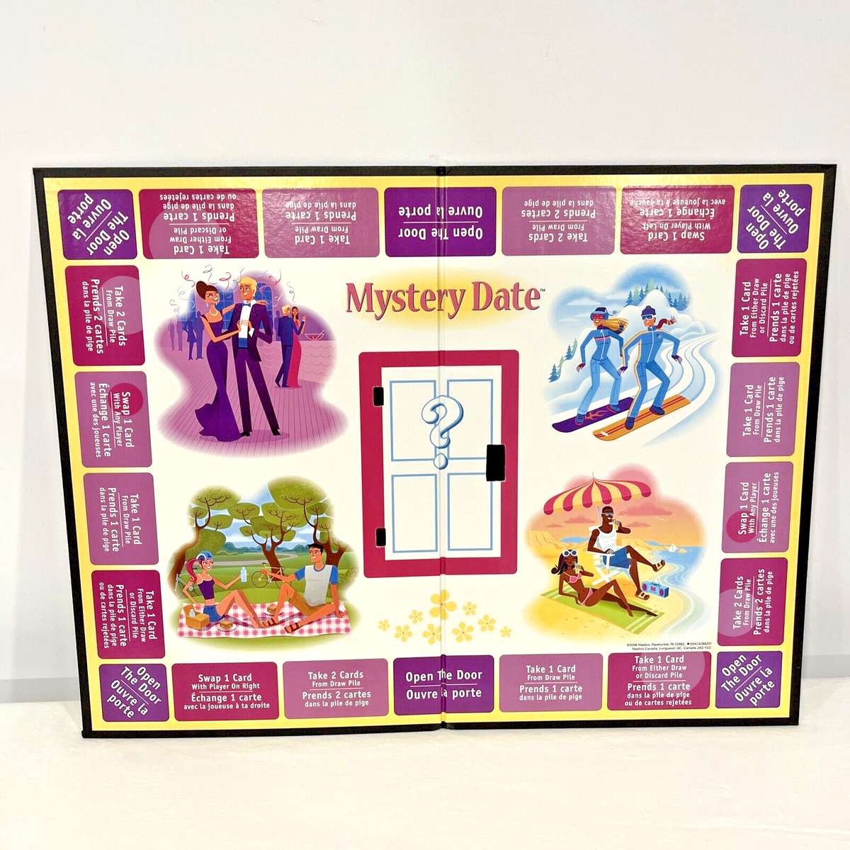 CLASSIC MYSTERY DATE BOARD GAME COMPLETE BILINGUAL SET MILTON