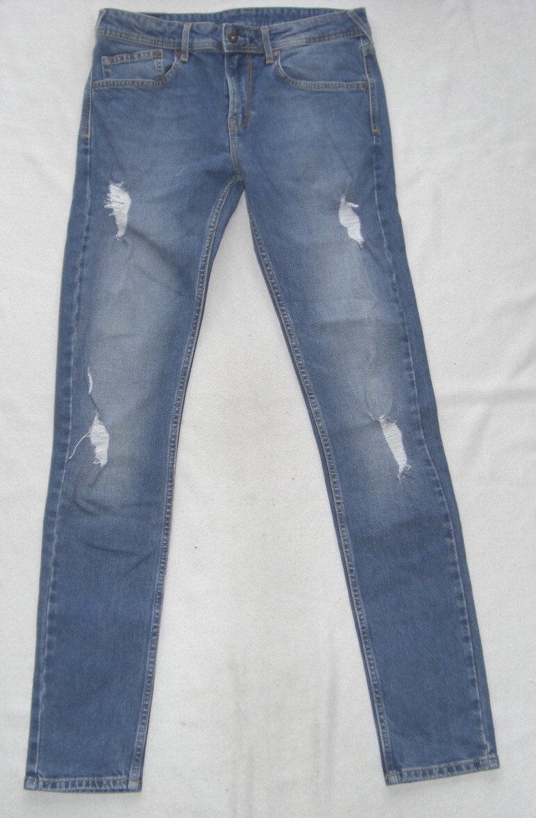 Pepe Niños Vaqueros Talla 176 (16 Años) Modelo Finly Skinny Estado Muy Bueno