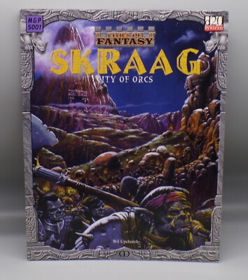 Mongoose Publishing Cities of Fantasy SKRAAG guide book RPG d20 D&D City of Orcs