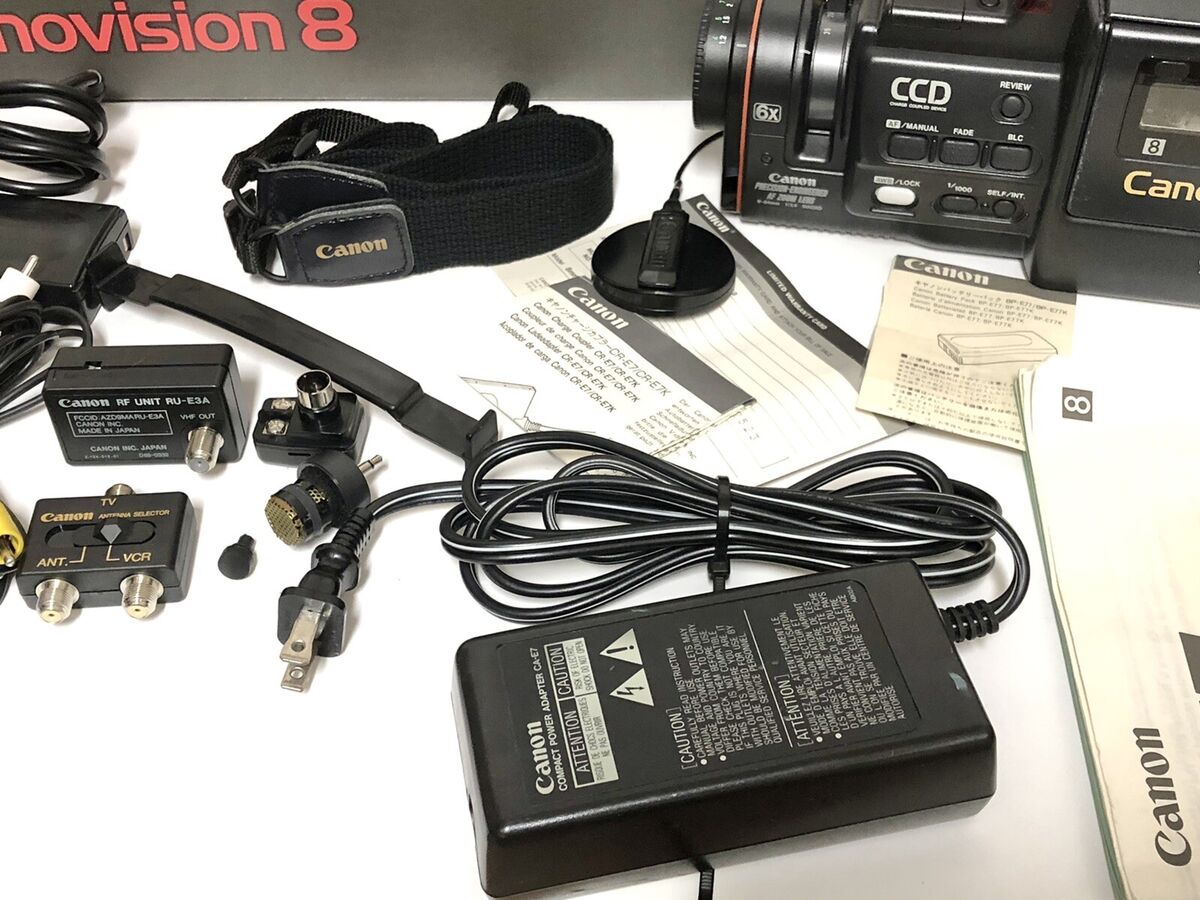 CANON Canovision 8 Model E77 Video Camera Recorder WITH CANON Canovision 8 Model E77 Video Camera Recorder WITH