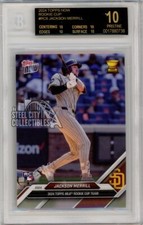 Jackson Merrill 2024 Topps Now Rookie Cup Card #RC6 BGS 10 Black Label