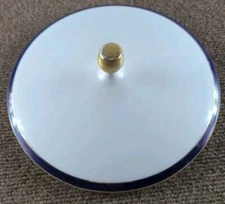 Horchow Forum Cobolt Blue Gold 8" Round Lid Only replacement
