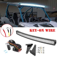 WEISEN 42" LED Light Bar+Roof Mounts+Key-On Wire Kit For Kawasaki Teryx KRX 1000